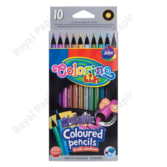 Színesceruzakészlet Colorino METAL - 10db-os