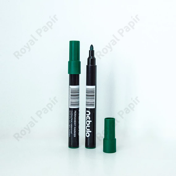 Alkoholos marker, kúpos hegy, "233-S", zöld, Nebulo 