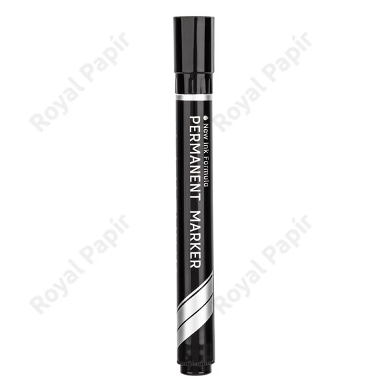 Alkoholos marker, 1,5-5,0 mm, vágott, DELI "Think", fekete