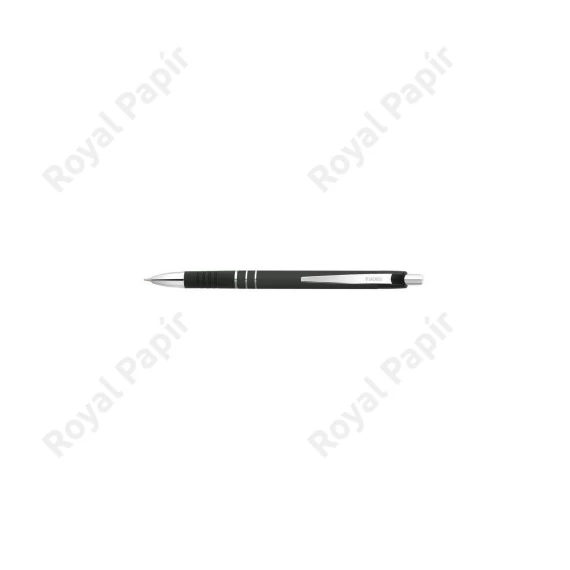 Golyóstoll, 0,7 mm, nyomógombos, PAX "eAsy 07", fekete