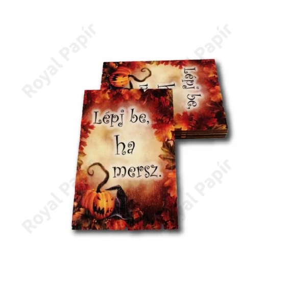 Fa dekor - Halloween 9x6 cm - 5 db/cs