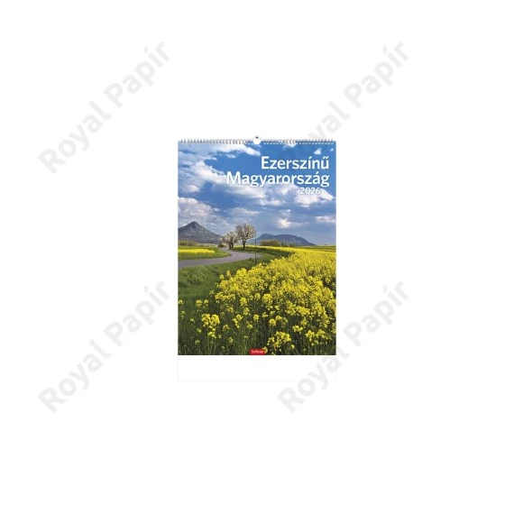 Falinaptár (31 x 42) 2026  EZERSZÍNŰ MAGYARORSZÁG  T093-07