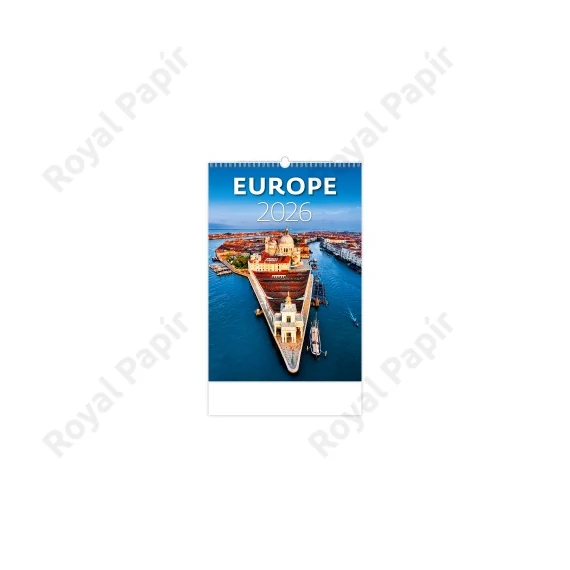 Falinaptár  (31,5X45) 2026  EUROPE Európa  H123