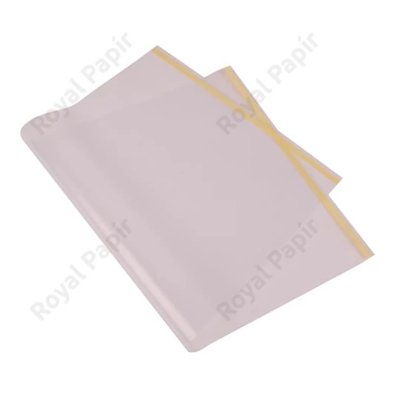 Szélén öntapadó tankönyvborító A/5 víztiszta 45x25 cm - 10 db/cs